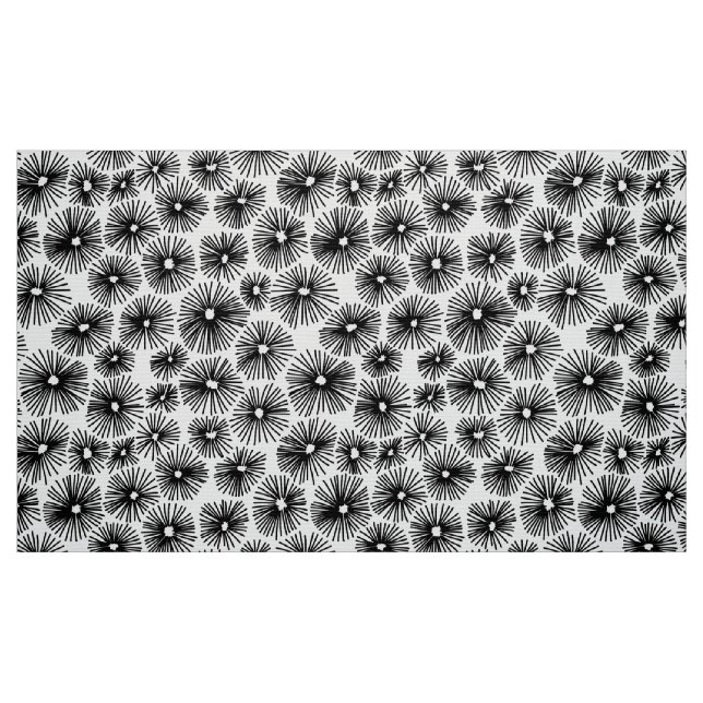 Abstract Pattern 101115 - Black Fabric (Fat Quarter)