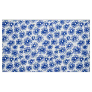 Abstract Pattern 101115 - Navy Blue Fabric