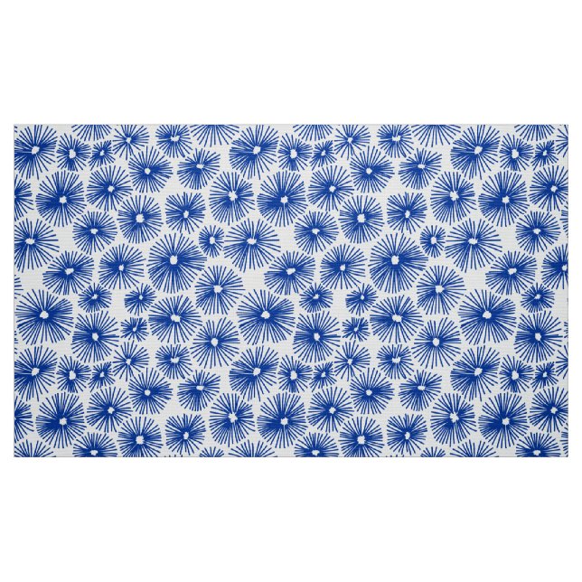Abstract Pattern 101115 - Navy Blue Fabric (Fat Quarter)