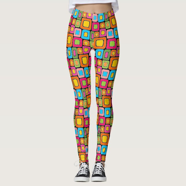 Abstract pattern 140621 leggings (Front)