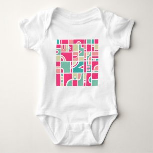 Abstract Pattern 170715 Baby Bodysuit