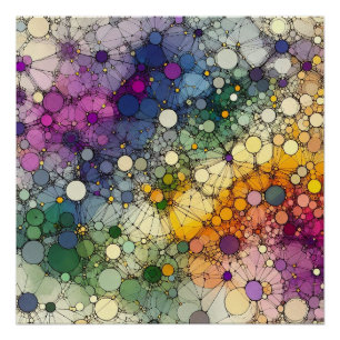 Abstract Pattern 1 - AI - Artwork Poster