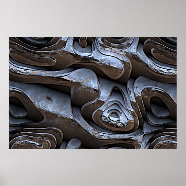 Abstract Pattern 1 Poster (Front)