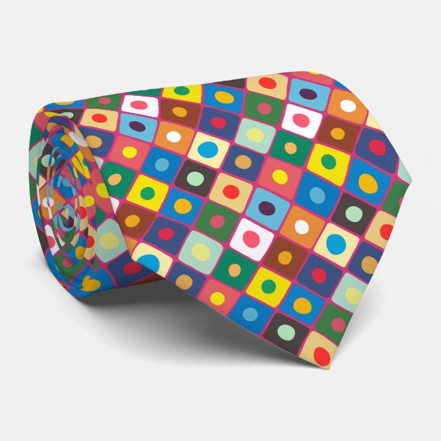 Abstract Pattern 220524 - Rotated 45 degrees Tie (Rolled)