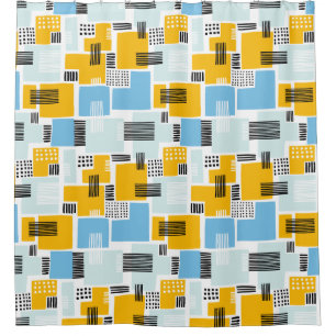 Abstract Pattern 280817 - Colours 01 Shower Curtain