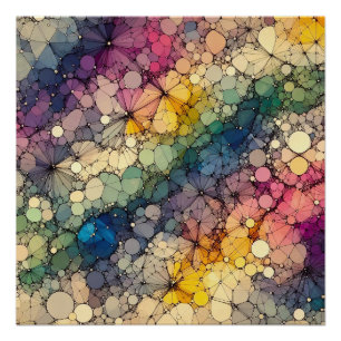 Abstract Pattern 2 - AI - Artwork Poster