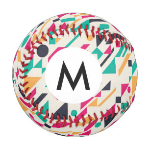 Abstract pattern 3 baseball