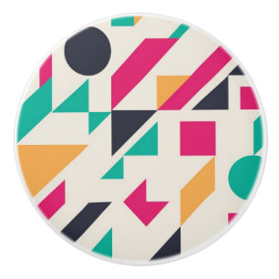 Abstract pattern 3 ceramic knob