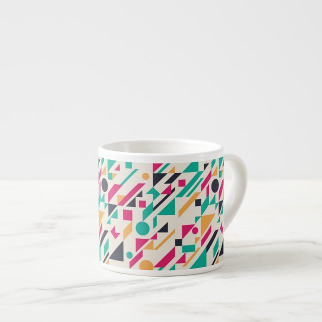 Abstract pattern 3 espresso cup (Front Right)