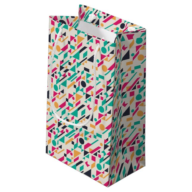 Abstract pattern 3 small gift bag (Back Angled)