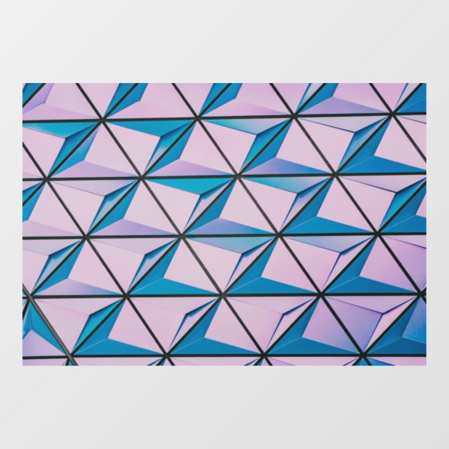 Abstract Pattern 40" * 28" Window Cling (Sheet)