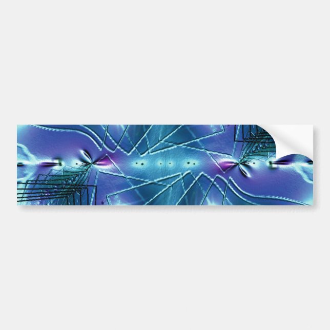 abstract pattern abstract pattern bumper sticker (Front)
