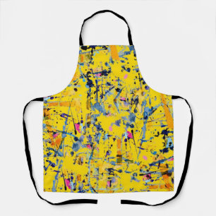 Abstract pattern apron
