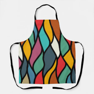 Abstract pattern apron