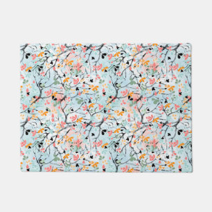 Abstract pattern , autumn pattern doormat