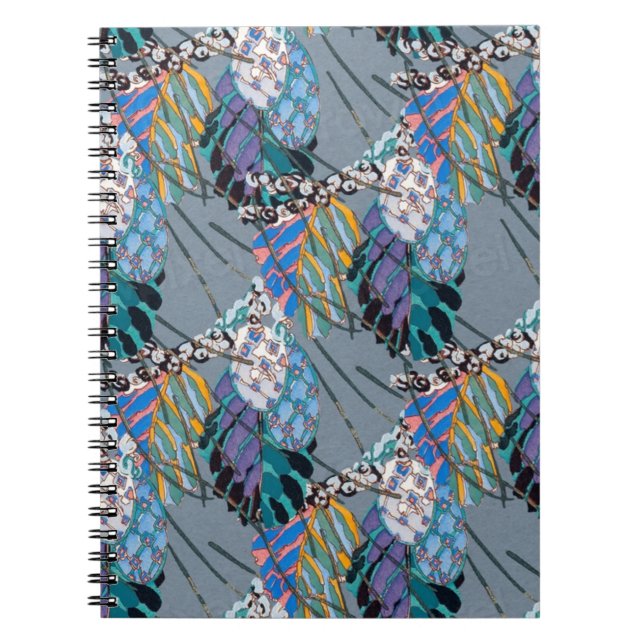 Abstract pattern background notebook (Front)