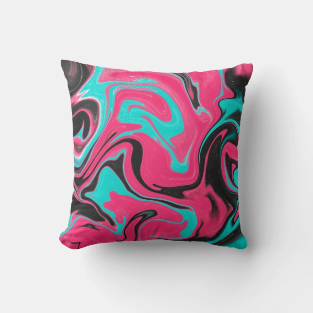 Abstract pattern background with gradient texturea cushion (Front)