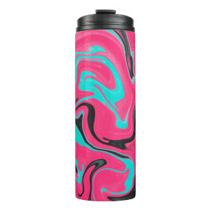 Abstract pattern background with gradient texturea thermal tumbler