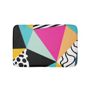 abstract pattern bath mat