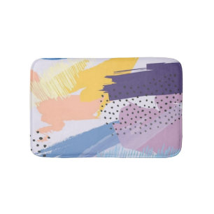 Abstract pattern bath mat