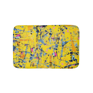 Abstract pattern bath mat