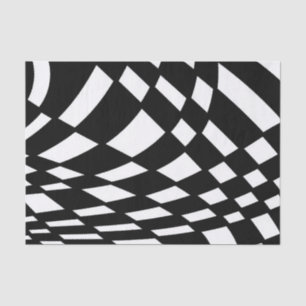 Abstract pattern - black and white. tissue paper