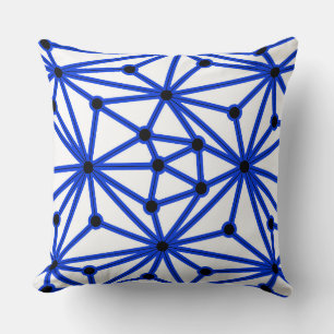 Abstract pattern - blue cushion
