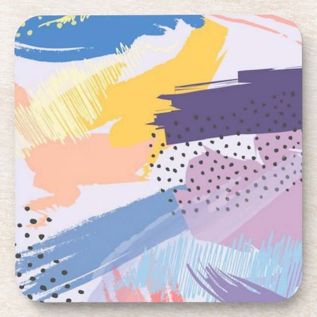 Abstract pattern coaster (Front)