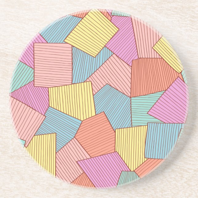 Abstract pattern coaster (Front)