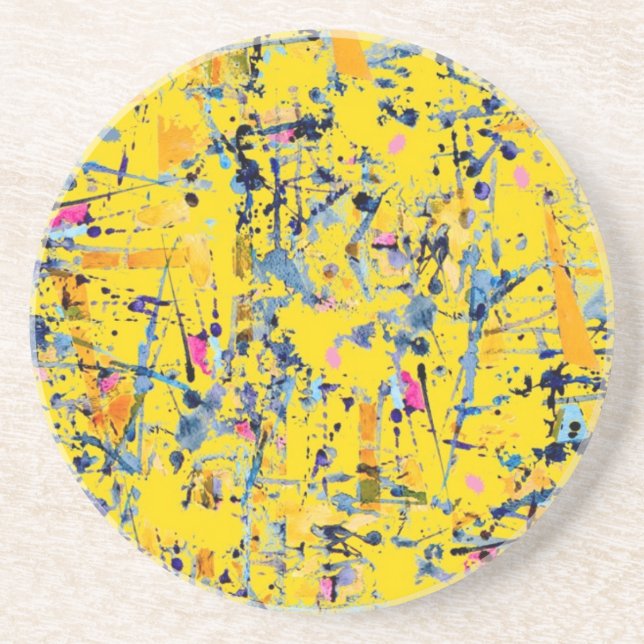 Abstract pattern coaster (Front)