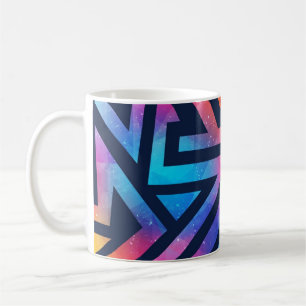 Abstract pattern coffee mug
