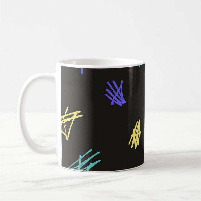 Abstract pattern coffee mug (Left)