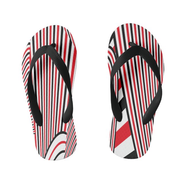 Abstract Pattern Creation 2 Kid's Jandals (Footbed)