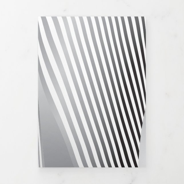 Abstract Pattern Creation 3 Tri-Fold Holiday Card (Cover)