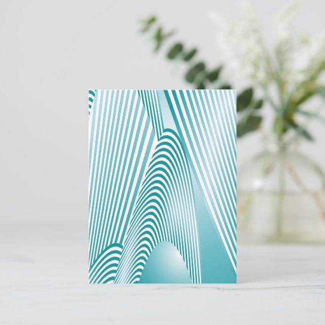 Abstract Pattern Creation 4 Postcard (Standing Front)