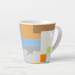 Abstract Pattern Creation Latte Mug