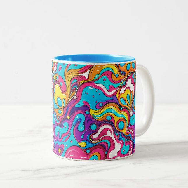 Abstract pattern design 1202 - Coffee Mug (Front Right)
