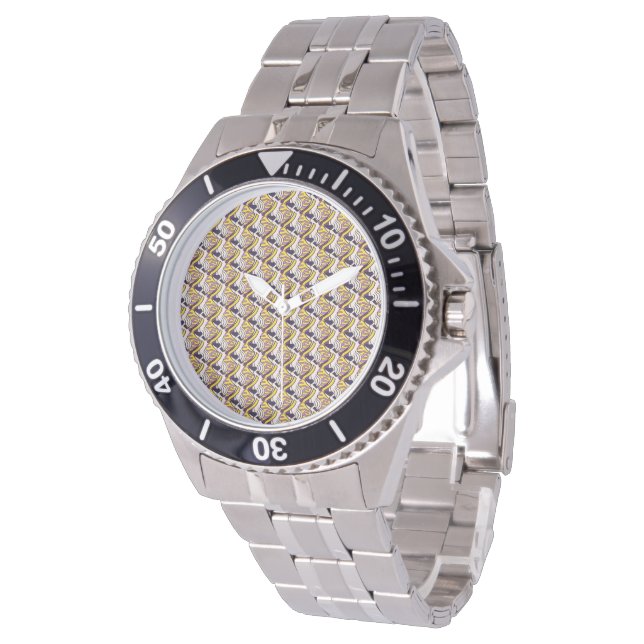 Abstract pattern design 1209 - Men's Watch (Angled)