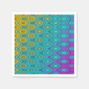 Abstract Pattern Design coloured + your ideas Napkin