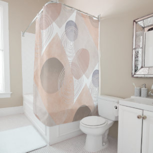 Abstract Pattern Design Shower Curtain