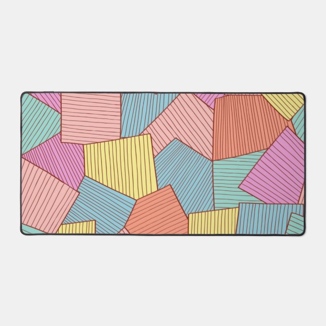 Abstract pattern desk mat (Front)