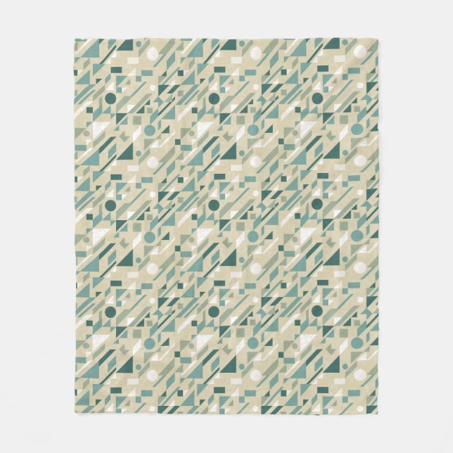Abstract pattern fleece blanket (Front)