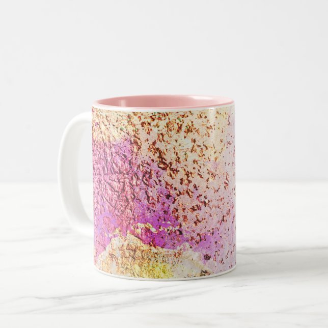 abstract pattern galaxy Two-Tone Coffee Mug (Front Left)