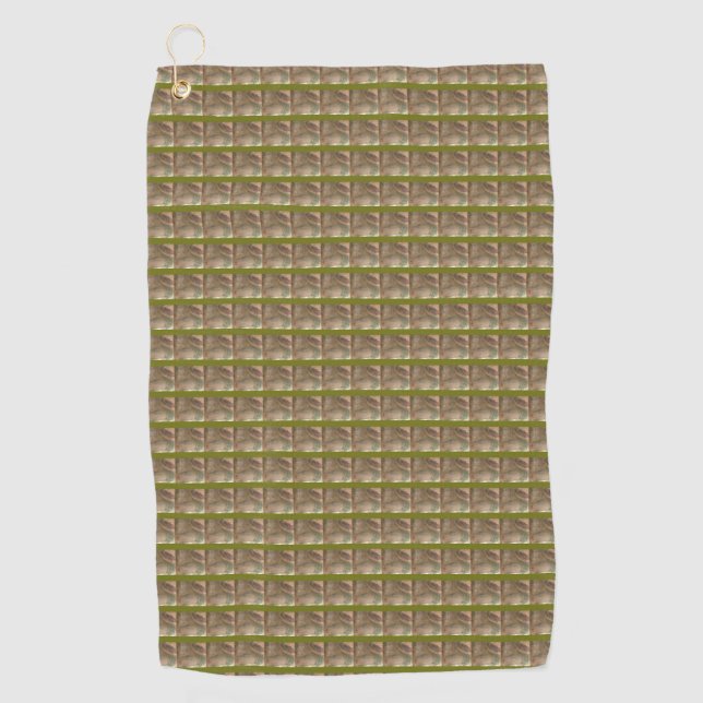 Abstract Pattern Geometric  Golf Towel (Front)
