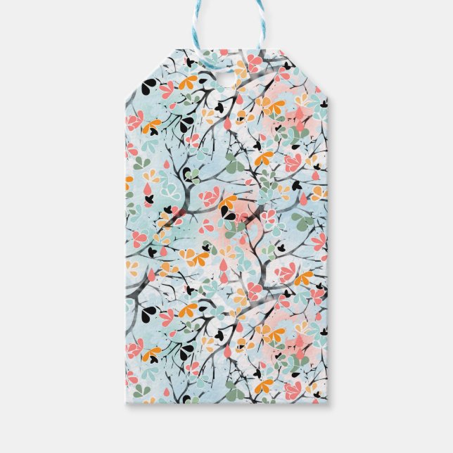 Abstract pattern gift tags (Front)