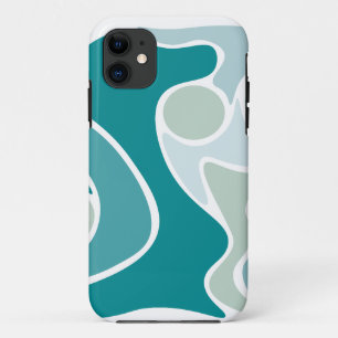 Abstract pattern in blue shades Case-Mate iPhone case