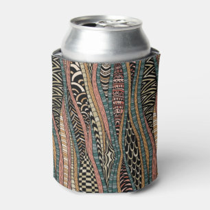 Abstract pattern in ethnic style can cooler
