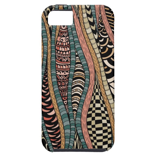 Abstract pattern in ethnic style Case-Mate iPhone case (Back)
