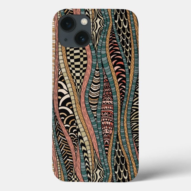 Abstract pattern in ethnic style Case-Mate iPhone case (Back)