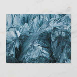 Abstract Pattern in Glacier Iceland Postcard